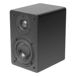 Altavoz de Estantería | Woofer  de 4'' | Tweeter de 1 | Acabado negro mate | 40 watts | 8ohms