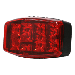 Luz Frontal Ultra Brillante para motocicleta, color rojo