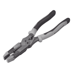 Pinza Híbrida con Ponchadora de 8". Pela Cable Sólido de 10-14 AWG y Cable Trenzado de 12-16 AWG