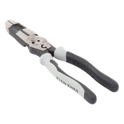 Pinza Híbrida con Ponchadora de 8". Pela Cable Sólido de 10-14 AWG y Cable Trenzado de 12-16 AWG