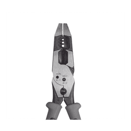 Pinza Híbrida con Ponchadora de 8". Pela Cable Sólido de 10-14 AWG y Cable Trenzado de 12-16 AWG
