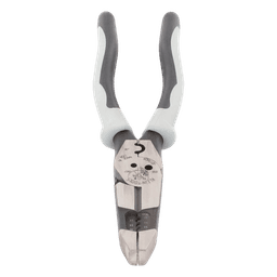 Pinza Híbrida con Ponchadora de 8". Pela Cable Sólido de 10-14 AWG y Cable Trenzado de 12-16 AWG