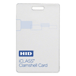 Tarjeta iClass Clamshell (Gruesa) / 2 k memoria / Programada  a 26 bits Aleatoriamente/ Garantía de por Vida