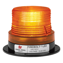 Estrobo ámbar FIREBOLT PLUS de tecnología LED, 12-72 Vcc 