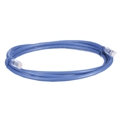 Cable de Parcheo UTP, Cat6A, 24 AWG, CM, Color Azul, 2.13 Metros (7 Pies)