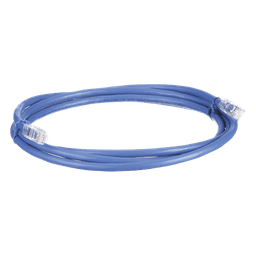 Cable de Parcheo UTP, Cat6A, 24 AWG, CM, Color Azul, 2.13 Metros (7 Pies)