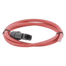Cable Fotovoltaico, 1 m, Rojo, Calibre 10 AWG con Terminal MC4-M en un extremo
