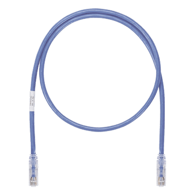 Cable de Parcheo UTP, Cat6A, 24 AWG, CM, Color Azul, 15.24 Metros (50 Pies)