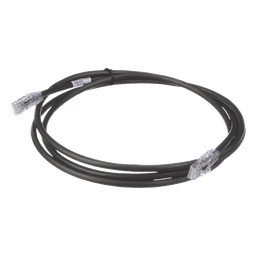Cable de Parcheo UTP, Cat6A, 24 AWG, CM, Color Negro, 1.52 Metros (5 Pies)