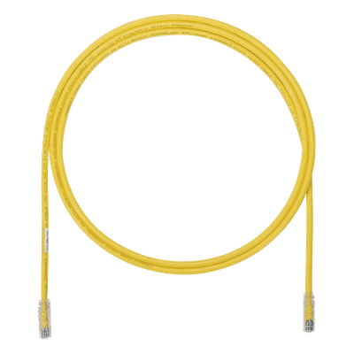 Cable de Parcheo UTP, Cat6A, 24 AWG, CM, Color Amarillo, 1.52 Metros (5 Pies)