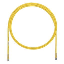 Cable de Parcheo UTP, Cat6A, 24 AWG, CM, Color Amarillo, 1.52 Metros (5 Pies)