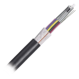 Cable de Fibra Óptica 24 Hilos, OSP (Planta Externa), No Armada (Dieléctrica), MDPE (Polietileno de Media Densidad), Multimodo OM4 50/125 Optimizada, Precio Por Metro