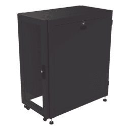 Gabinete Profesional para Telecomunicaciones de 24UR, 600 mm de Ancho x 1000 mm de Profundidad, Se envía el Gabinete Armado.