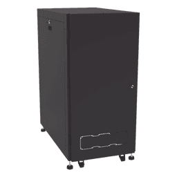 Gabinete Profesional para Telecomunicaciones de 24UR, 600 mm de Ancho x 1000 mm de Profundidad, Se envía el Gabinete Armado.