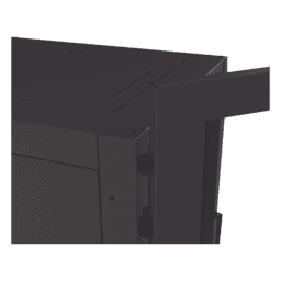 Gabinete Profesional para Telecomunicaciones de 24UR, 600 mm de Ancho x 1000 mm de Profundidad, Se envía el Gabinete Armado.