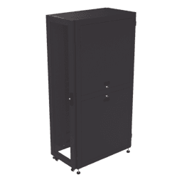 Gabinete para Telecomunicaciones Rack Estándar de 19", 42UR, 600 mm Ancho x 1000 mm Profundidad. Fabricado en Acero, Se envía el Gabinete Armado.