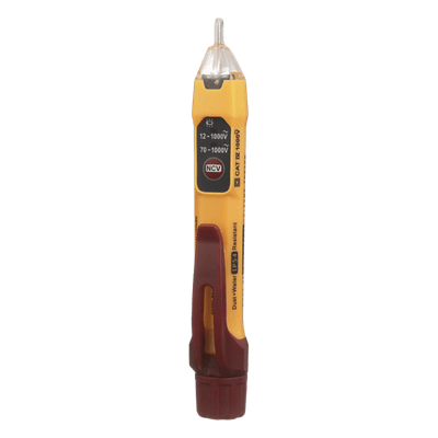 Detector de Voltaje sin Contacto tipo Lápiz, de Doble Rango de 12 a 1000 V CA o de 70 a 1000 V CA.