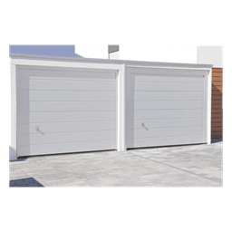 Puerta de Garage de Alta Calidad / Linea Central / Color Blanco 10X8 pies,  AISLADA, Estilo Americana.