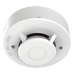 Detector de Humo Fotoeléctrico No Direccionable de 4 Hilos / DC 12 V / Algoritmos de Detección Avanzada / LED Duales 360° / Salida de Relé N/C o N/A / Montaje en Techo