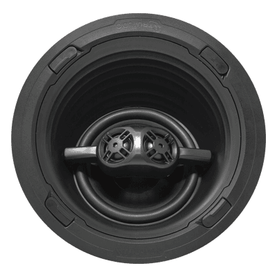 REV Series Altavoz Surround | Angulo para Techo de 3 Vias para Empotrar | Cine en Casa | Woofer de 7in de Polipropileno | 2 Tweeter de 1in | 150W | 8Ω