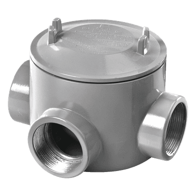 Caja con Tapa Tipo GRT de 3/4" (19 mm) / Caja a Prueba de Explosión / Para Áreas Peligrosas con Tapa / Libre de Cobre.