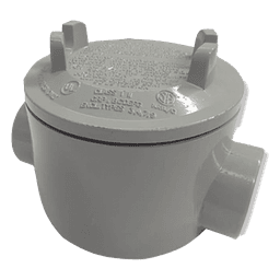 Caja con Tapa Tipo GRC de 3/4" (19 mm) / Caja a Prueba de Explosión / Para Áreas Peligrosas / Libre de Cobre.
