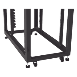 Gabinete Profesional para Telecomunicaciones de 45UR, 1200 mm Profundidad, Incluye 2 Organizadores Verticales de 45 Unidades de Rack, Se envía el Gabinete Armado.