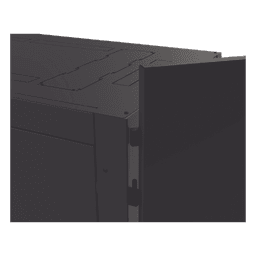 Gabinete Profesional para Telecomunicaciones de 45UR, 1200 mm Profundidad, Incluye 2 Organizadores Verticales de 45 Unidades de Rack, Se envía el Gabinete Armado.