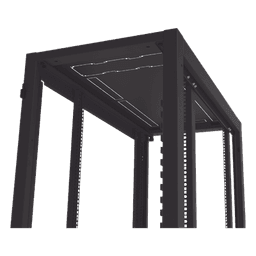 Gabinete Profesional para Telecomunicaciones de 45UR, 1200 mm Profundidad, Incluye 2 Organizadores Verticales de 45 Unidades de Rack, Se envía el Gabinete Armado.