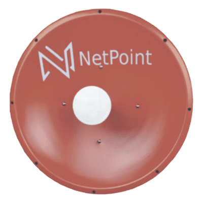 Antena altamente Direccional / 4 ft / 4.9-6.4 GHz / Diseñada para ambientes salinos / Ganancia 37 dBi / SLANT de 45 ° y 90 °/ Conector N-Hembra  / Incluye radomo, jumper y montaje de acero inoxidable. 