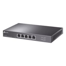 Switch Gigabit no administrable de 5 puertos 100 Mbps/ 1 Gbps/ 2.5 Gbps ideal para WiFi 6