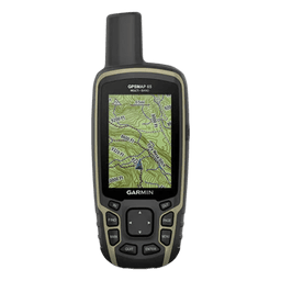 GPS Portátil GPSMAP 65 / con Pantalla a Color / Almacenamiento Interno de Hasta 5,000 Puntos / Memoria Interna de 16 GB / Resistente al Agua IPX7.