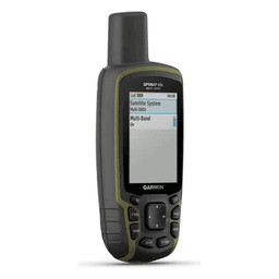 GPSMAP 65S Portátil para Actividades Outdoor / Pantalla TFT Transflectiva 2.6 Pulgadas / Resolución 160x240 Pixeles / Brújula de 3 Ejes / Altímetro Barométrico / Compatible con GPS, GLONASS, Galileo, QZSS / Memoria 16 GB