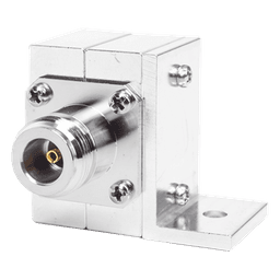 Protector Coaxial RF / 125-1000 MHz / 50 Ω / Conectores N Hembra / Ceja Lateral / 50 kA