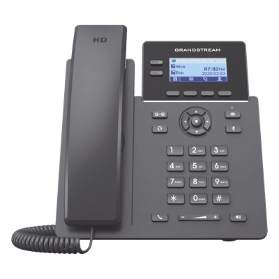Teléfono IP Wi-Fi Grado Operador, 2 líneas SIP con 4 cuentas, codec Opus, IPV4/IPV6 con gestión en la nube GDMS