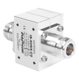 Protector Coaxial RF / 1.5-700 MHz / 50 Ω / Conectores N Hembra / Ceja Lateral / 2 kW