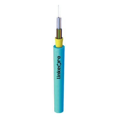 Cable de Fibra Óptica Multimodo OM3 50/125, 12 Hilos, para Interior, Tight Buffer 900µm, OFNR Riser, Dieléctrica, Precio Por Metro, (Hasta 2000 Metros (6562 Pies) en un Solo Tramo de Cable)