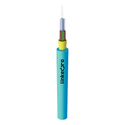 Cable de Fibra Óptica Multimodo OM3 50/125, 12 Hilos, para Interior, Tight Buffer 900µm, OFNR Riser, Dieléctrica, Precio Por Metro, (Hasta 2000 Metros (6562 Pies) en un Solo Tramo de Cable)