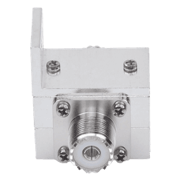 Protector RF Coaxial Contra Descargas Atmosféricas Para 1.5 a 700 MHz Con Ceja Lateral y Conectores UHF Hembra