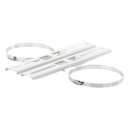 Montaje de Metal para Poste Universal para Gabinetes de Ancho Hasta 30 cm.