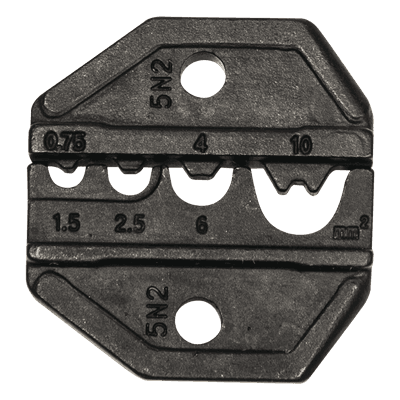 Matriz Ponchadora para Terminales sin Aislamiento, 8-18 AWG. Compatible con Pinza Ponchadora VDV200-010.