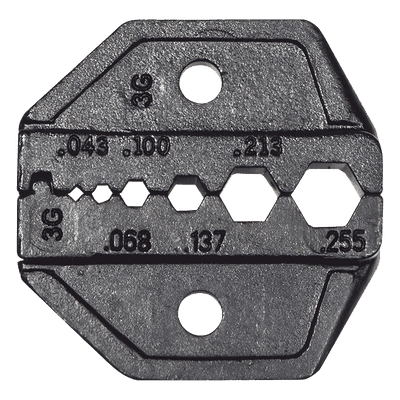 Matriz Ponchadora para RG58, RG59, RG62 y RG174. Compatible con Pinza Ponchadora VDV200-010