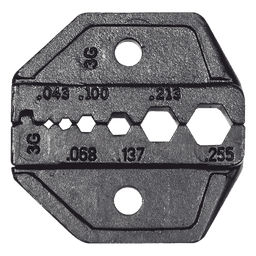 Matriz Ponchadora para RG58, RG59, RG62 y RG174. Compatible con Pinza Ponchadora VDV200-010