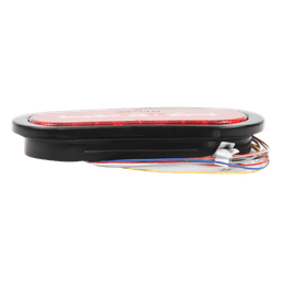 Plafón Ovalado de 7.5" Para Camiones de Transporte, 18 LED Ultra Brillantes, Color Rojo/Claro/Ambar