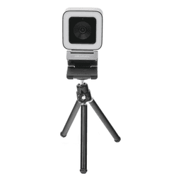 Cámara Web ALTA DEFINICIÓN (1080p) / Aro de Luz Interconstruido / Gran Angular / Micrófono Integrado / Conector USB de 2 mts / Fácil de Instalar / Reducción de Ruido Inteligente