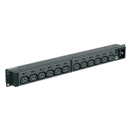 PDU Básico para Distribución de Energía, Enchufe de Entrada NEMA L6-20P, Con 13 Contactos C13, Instalación Horizontal de 19in, 1UR, 20 Amp, 220 Vca
