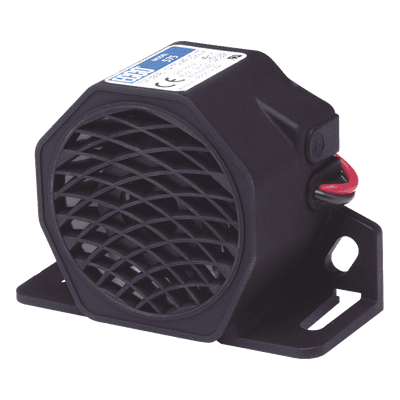 Alarma de Reversa Vehicular, 107 DBA, 12-24 VDC