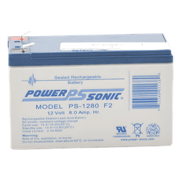 Batería de Respaldo AGM/VRLA / 12V / 8Ah / Terminales F2 / 5 Años Vida Útil / UL Certificada