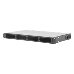 Distribuidor de Fibra Óptica Vacío 19 Pulgadas, Acepta 4 Placas Acopladoras de Linkedpro, Hasta 24 Fibras, 1UR, Incluye Charola de Empalme