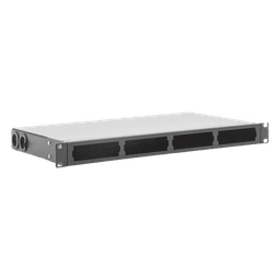Distribuidor de Fibra Óptica Vacío 19 Pulgadas, Acepta 4 Placas Acopladoras de Linkedpro, Hasta 24 Fibras, 1UR, Incluye Charola de Empalme